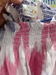 Off Shoulder Ikat Dress