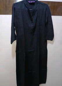 Elegant Black Kurta