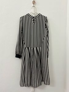Striped Long Sleeve Dress
