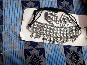 New Mirror Neck Jewellery Set