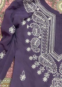 Elegant Purple Kurti