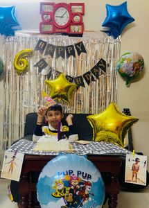 6th Year Boy Bday Decoration