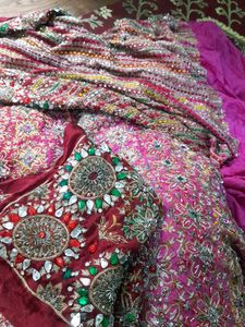 Full Sequence Work Double Shaded Saree💖