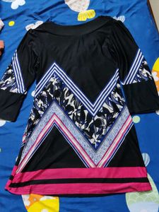 Patterned Mini Dress