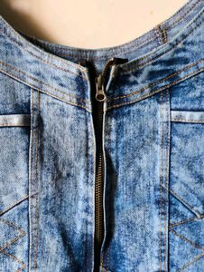 Denim Crop Top