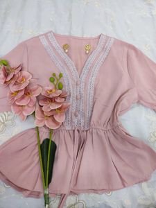 Pastel Pink Crop Top