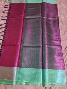 New Elegant Semi Silk Soft Saree