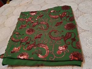 Green Sequence Saree