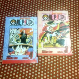One Piece Manga Comics 3 And 4 Volume