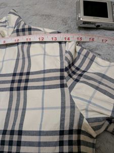 Vtg Burberry London checked zip Jacket
