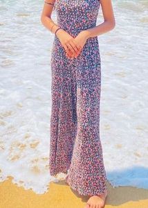 Floral Print Jumpsuit