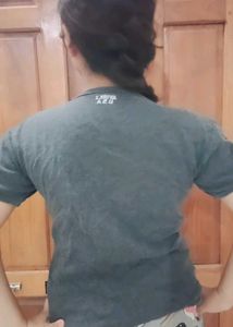 Grey Puffy Hand Top