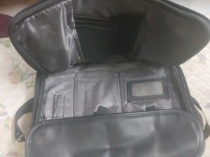 Black Laptop Leather Bag