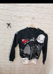 Festive Christmas Cityscape Sweater