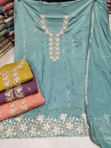 Embroidered Dress Material