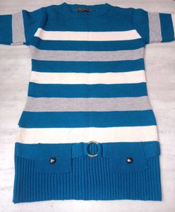 Striped woollen Dress