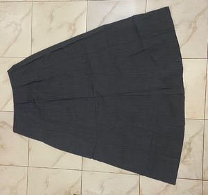 Elegant Grey Maxi Skirt