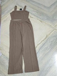 Brown Two-Piece Set