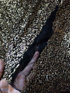 Sparkly Gold Sequin Maxi Skirt