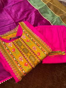 Cotton Blend Suit Set