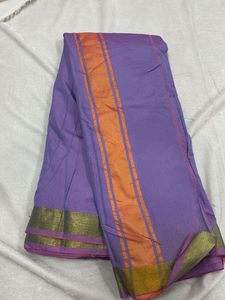 Elegant Purple Ethnic Saree