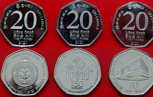 Srilanka 20 Rupees 3 Different Commemorative Coin