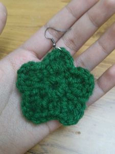 Crochet Star Earrings