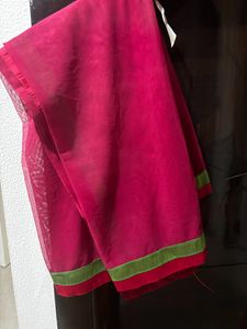 Cherry Colour Dupatta