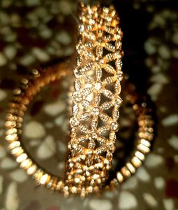 Gold Floral Bracelet