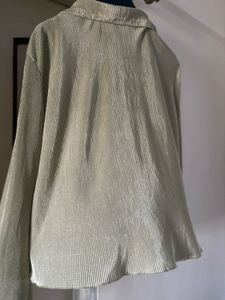 Sage Green Soft Flowy Shirt