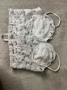 Lace Corset Crop Top