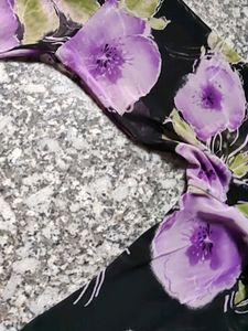 black print top With Free Gift