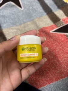 Garnier Skin Naturals Bright Complete Vitamin C Serum Cream + Patanjali Saundarya Aloevera Gel