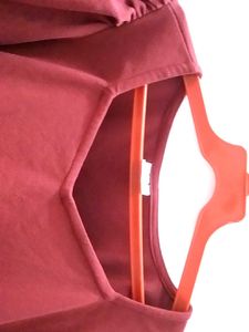 Maroon Puff Sleeve Top