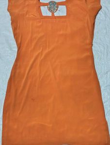 Silk Orenge Suit