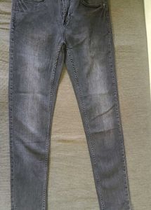 Dark Gray Slim Fit Jeans