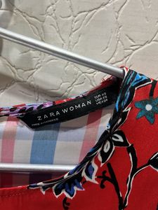 Zara Floral Print Top