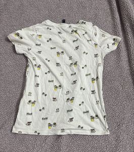 Cute Graphic Print Tee