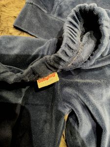 Cute Blue Velvet Tracksuit