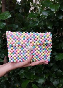 Colourful Pearl Bag