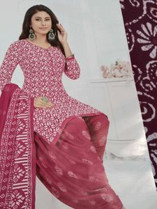 Batik With Full length Dupatta