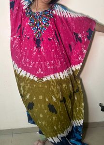 Colorful Kaftan Dress