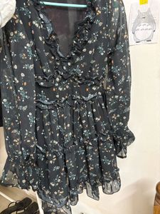 Floral Print Mini Dress