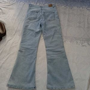 Blue Bootcut Jeans