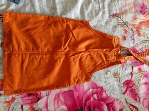 Cute Orange Jumper Dress