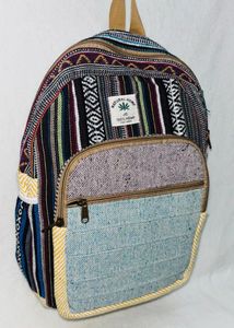 Colorful Hemp Backpack