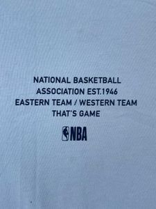 NBA Style Graphic Tee With Rubber Prints