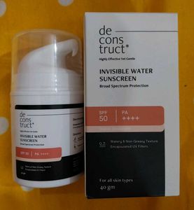 Deconstruct Invisible Sunscreen