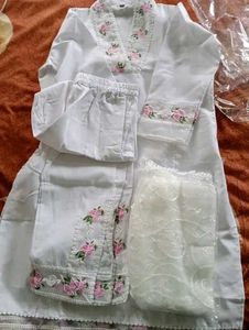 Kurta Set With Pant &amp; Dupatta Se