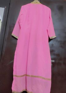 Pink Partywear Kurti For Girl Or Women 42 Bust